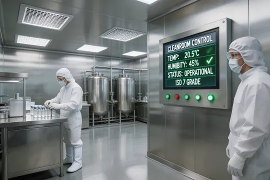 Pharmaceutical facility temperature control