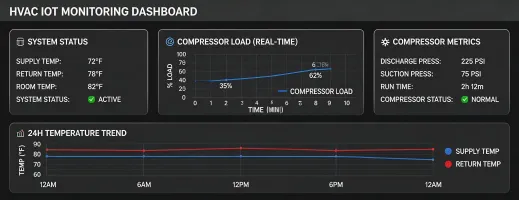 AI-powered predictive maintenance dashboard