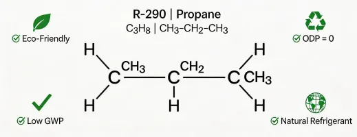 Low-GWP natural refrigerant technology